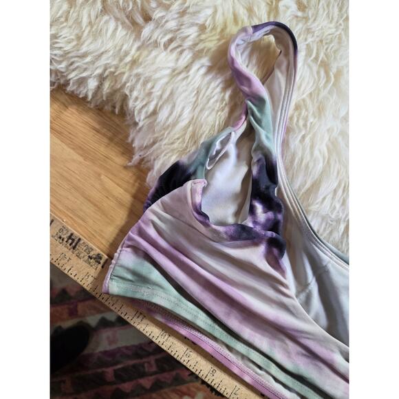 Truecraft Tie Dyed Bikini Purple Turquoise Small - Picture 8 of 8